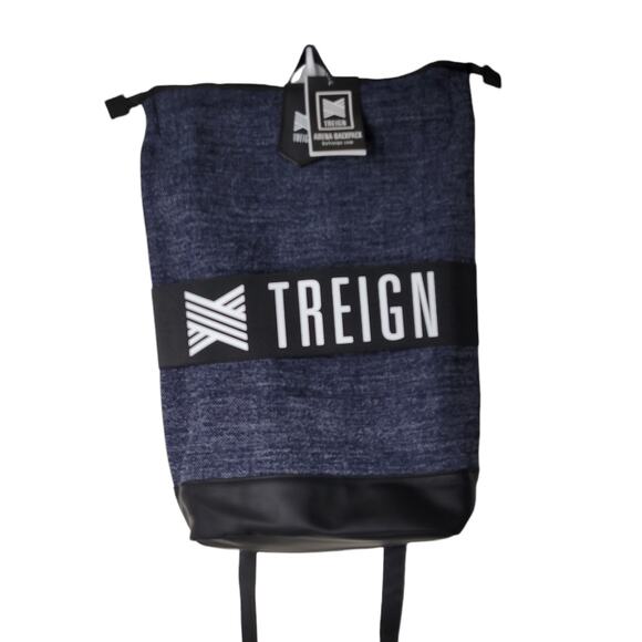 Treign Arena Backpack 30L Denim Blue Training Bucket Drawstring Backpack - Picture 1 of 7